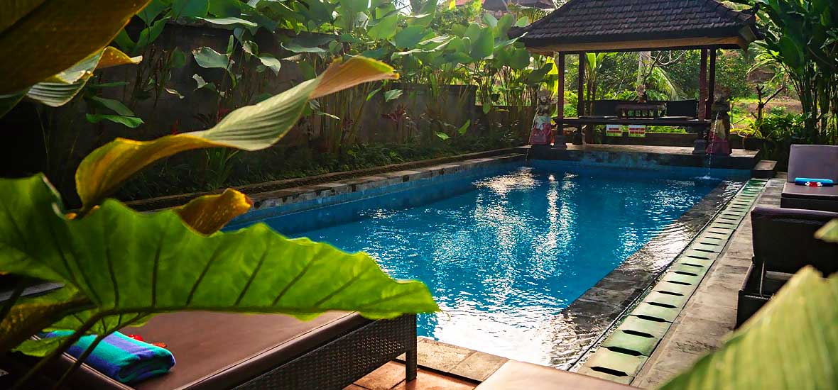 pool view from terrace